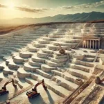 بزرگترین معدن سنگ تراورتن جهان